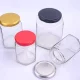 hexagon shaped glass honey jar