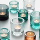 wide glass candle jars