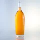 090-750ml flat shoulder long neck liquor bottle with cork