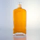 093-500ml 750ml transparent flat glass bottle with screw cap