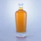 102-custom design thickness bottom round brandy glass bottle