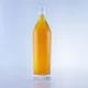 110-700ml new design flat shoulder round liquor glass bottle