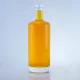 130-700ml transparent popular liquor bottle with cork