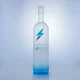 145-750ml painting blue bottom frosting and decal vodka bottle