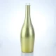 281-electroplating big bell glass bottle with screw cap