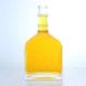 358-Hot sale 375ml square empty glass bottle with lids