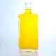 378-500ml hot sale empty flat shape brandy bottle with bartop