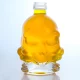 410-500ml unique design clear heavy glass bottle with screw cap