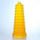 416-500ml crystal tower shape bottle with lid