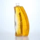 Custom sailboat shaped glass liquor bottle with guala cap