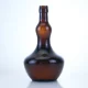 476-750ml odd-shaped amber glass bottle for beer