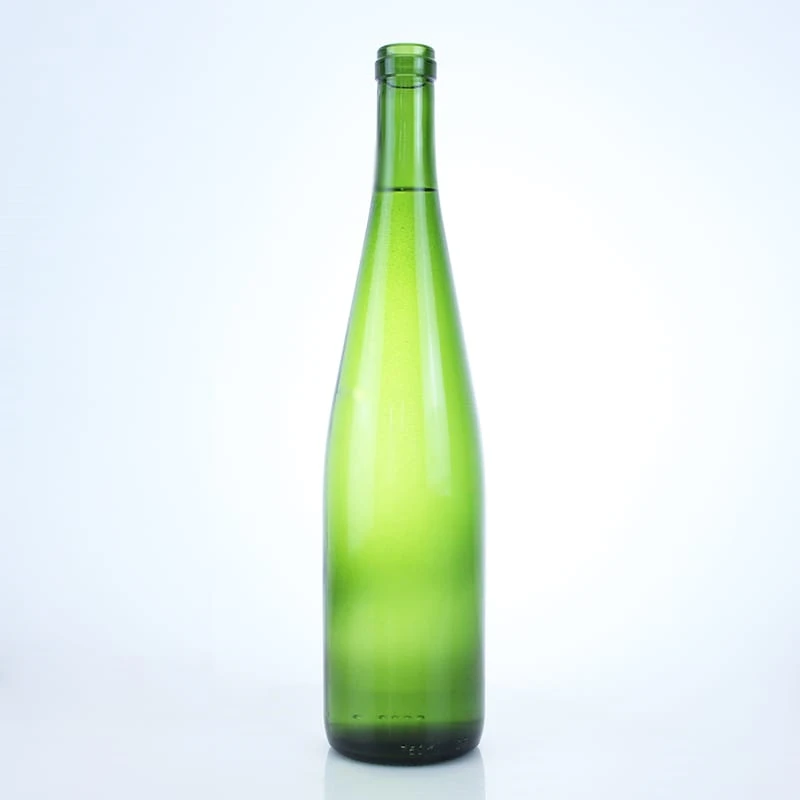 new design green wine bottle 500ml 750ml
