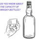 Do you know about the capacity of whisky bottles?